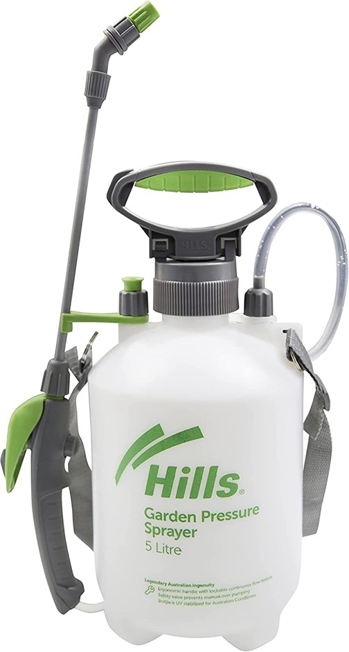 HILLS Garden Sprayer, 5 Liter Capacity, Multicolor. NB: Minor Use.