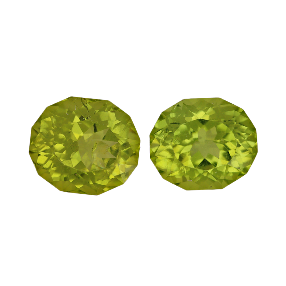 Natural Pakistan Peridot fancy Cut Pairs Gemstones