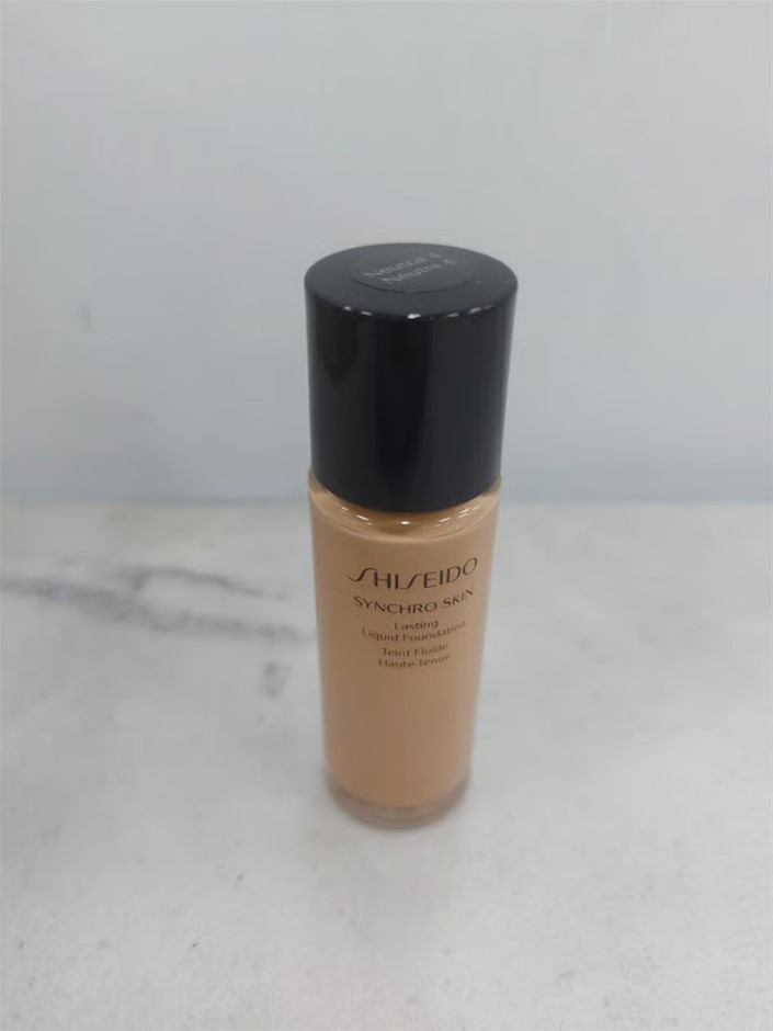Shiseido Lasting Liquid Foundation Shade Neutral 4 Model SH13122T 5 Testers