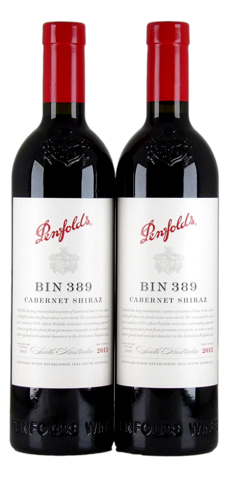 Penfolds Bin 389 Cabernet Shiraz 2015 (2x 750mL),SA