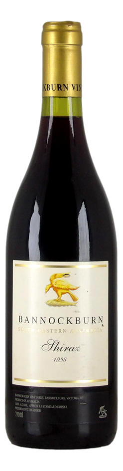Bannockburn Shiraz 1998 (1x 750mL).SEA