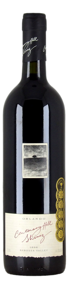 Orlando Centenary Hill Shiraz 1996 (1x 750mL).Barossa Valley