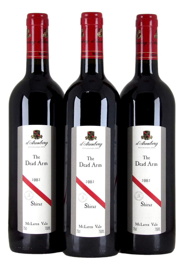 d'Arenberg 'The Dead Arm' Shiraz 2002 (3 x 750mL), McLaren Vale