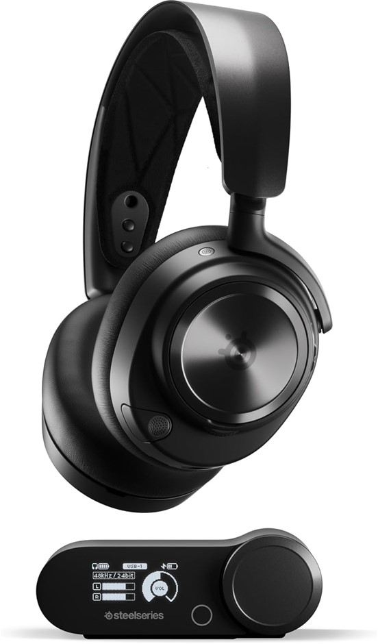 STEELSERIES Arctis Nova Pro Wireless - Multi-System Gaming Headset - Hi-Fi