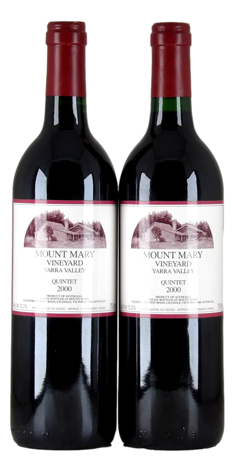 Mount Mary Quintet 2000 (2x 750mL).Yarra Valley