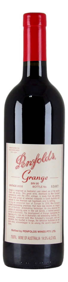 Penfolds Bin 95 Grange 2002 (1x 750mL) SA.