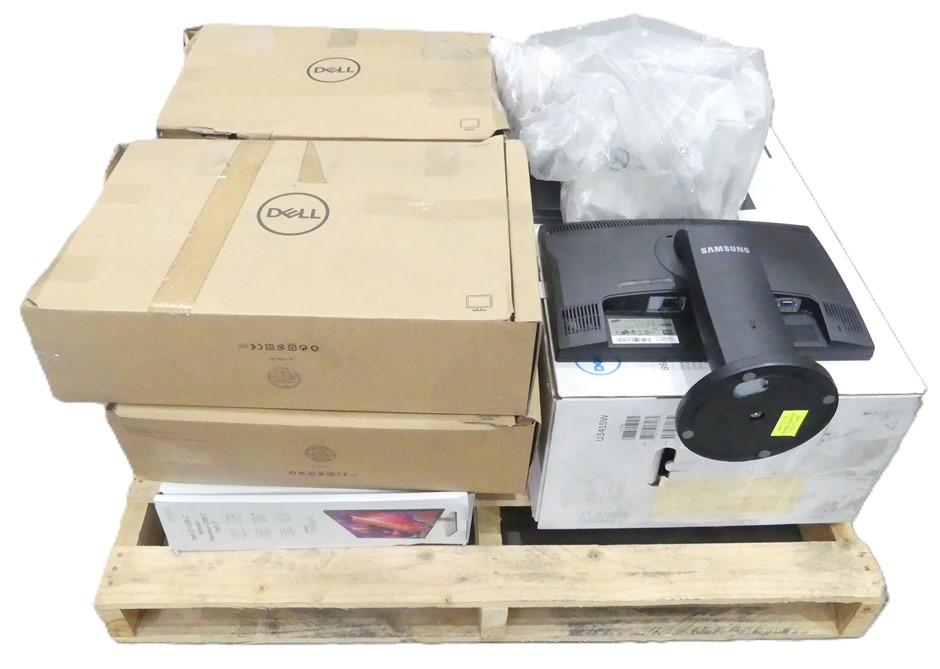 Pallet Of Dell Assorted Model Desktop PC And Monitors Approx Includes