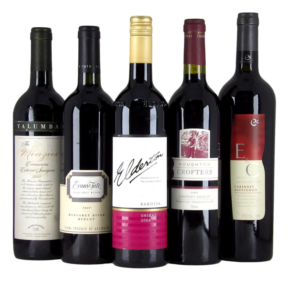 Mixed Red Wine Pack (5x 750mL) Multi Region