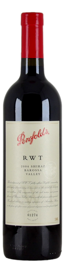 Penfolds `RWT` Shiraz 2004 (1 x 750mL), Barossa, SA.