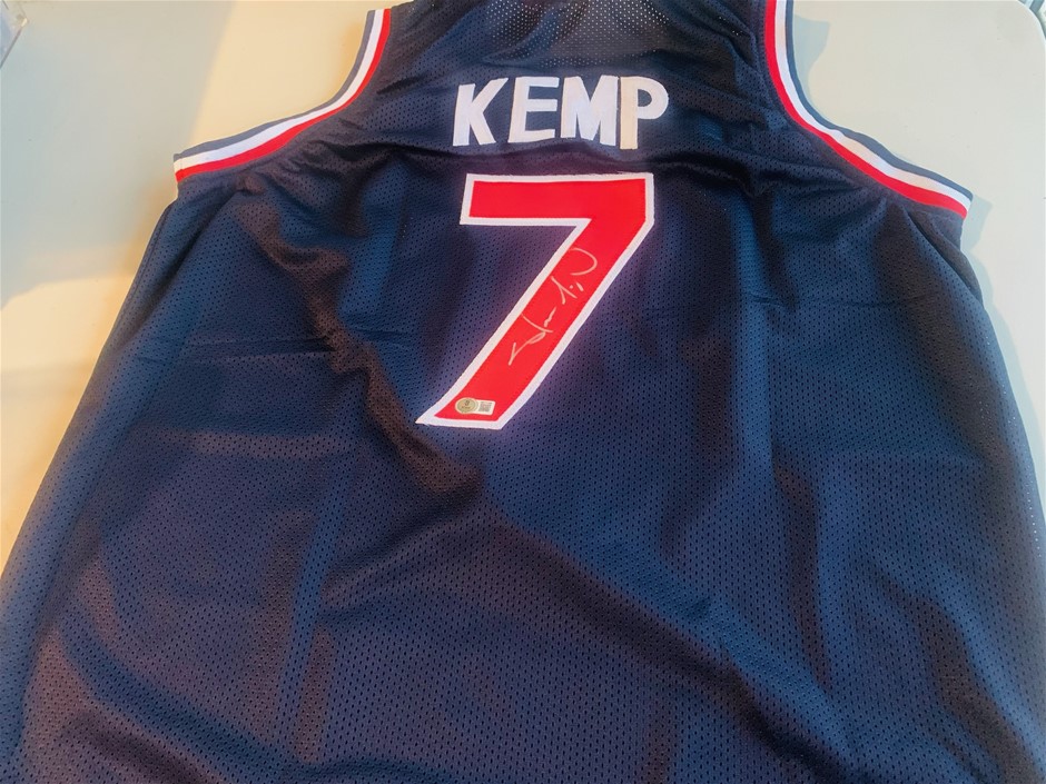 Shawn Kemp Signed Jersey - Team USA/Dream Team Olympic/FIBA