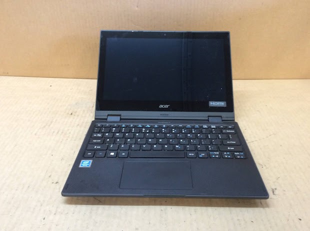 acer TravelMate Spin B118 series Laptop Silver N5000 4GBRAM/128GB Black