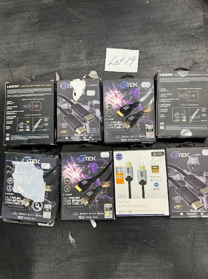 END OF LEASE SALE: Large quantity of HDMI cables