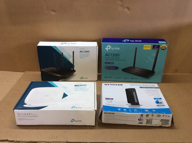 Misex Brand and Model of Modem Router (Lot of 4)