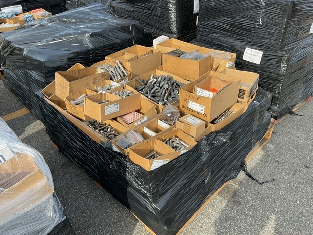 <p>Assorted Nuts Bolts and Screws Pallet Of</p>