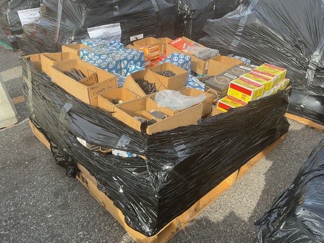 Assorted Nuts Bolts and Screws Pallet Of
