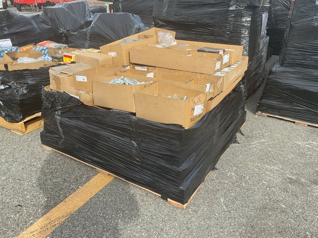 Assorted Nuts Bolts and Screws Pallet Of