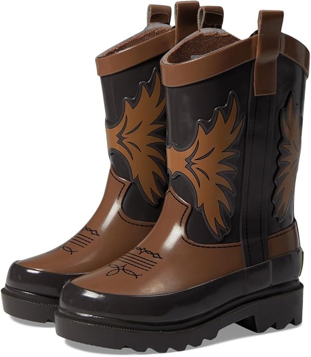 Western Chief Western Cowboy unisex-child Rain Boot. Size 9