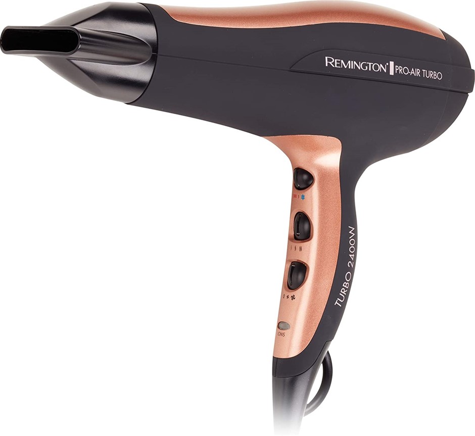 REMINGTON Pro-Air Turbo Hair Dryer. NB: Damaged box.