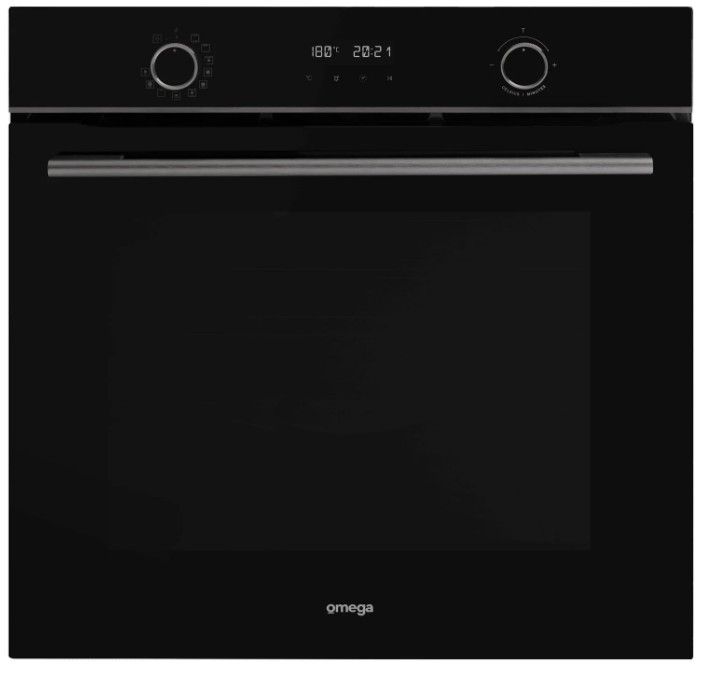 OMEGA 60cm 11 Function Oven with AirFry, Midnight. NB: New, untested, no bo