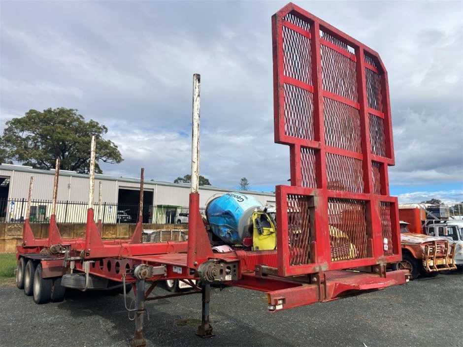 2015 Maxi-Trans Tri-Axle Log Jinker Trailer Auction (0025-5062916 ...