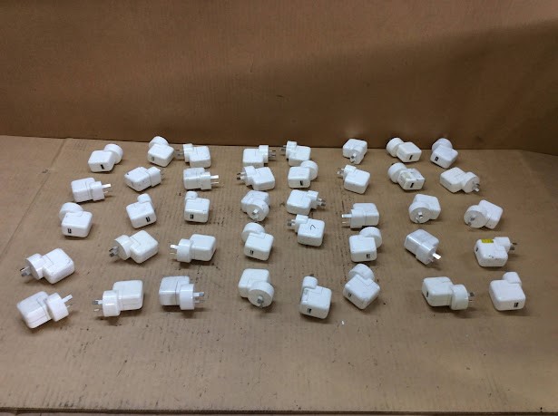 Apple Mixed Model USB Power Adapters (Lot of 40)