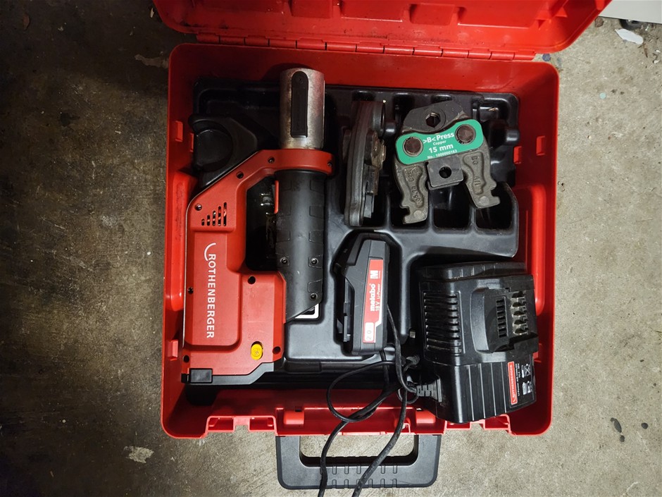 Rothenberger ROMAX COMPACT Plumbing Crimp Press Tool