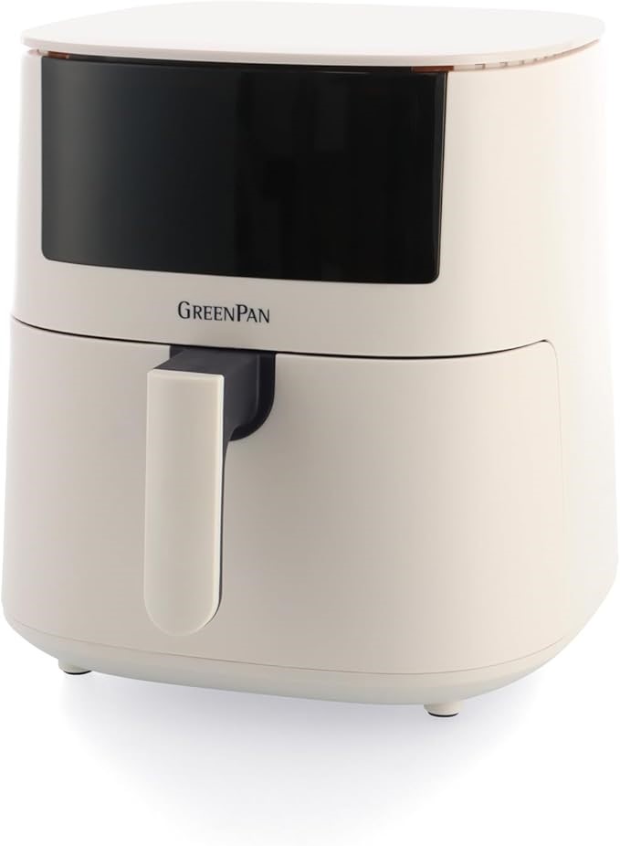 GREENPAN Bistro XXL Coloured Air Fryer, Taupe.
