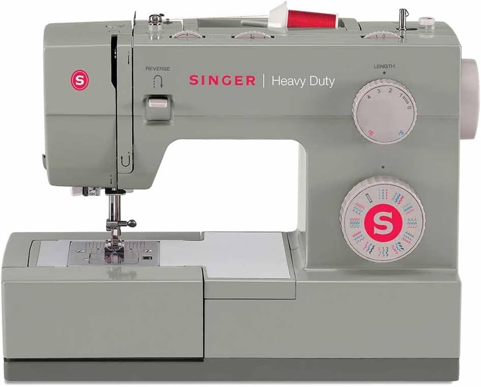 SINGER 4452 Heavy Duty Domestic Sewing Machine. NB: Untested.