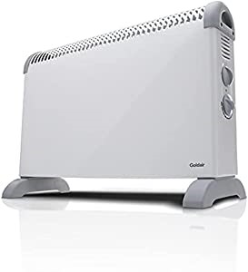 GOLDAIR 2000W Convection Heater, White, GCV125. NB: Powers on. No further t