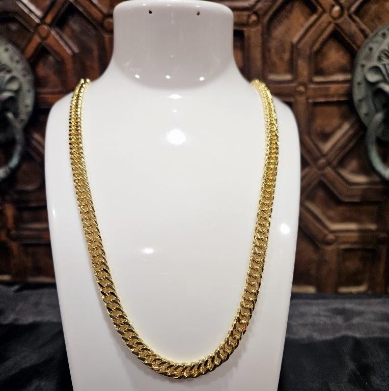 18KGold Filled /Italy Stamped Yellow Chain -60cm-Bonus Gift