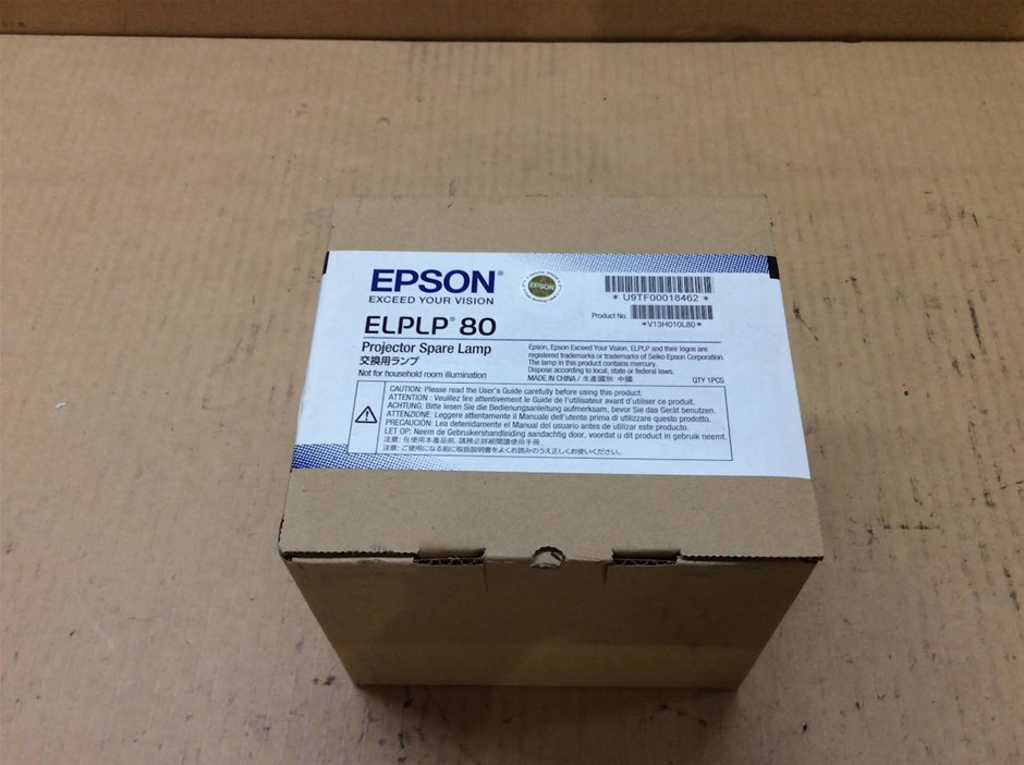 Epson ELPLP80 Projector Spare Lamp - New