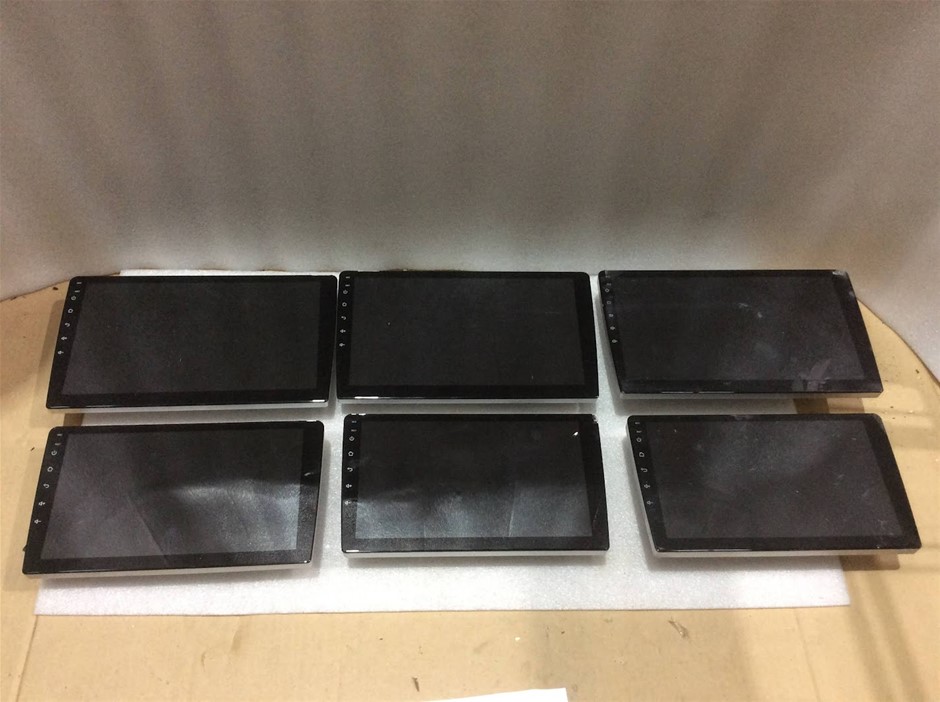 Mixed Brand Car Stereo Head Units & Touchscreen Displays (Lot of 6)