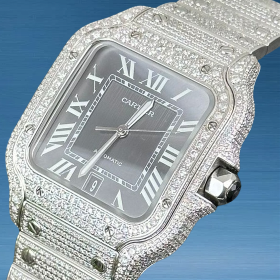 CARTIER SANTOS DE CARTIER LARGE 39.8MM STAINLESS STEEL WSSA0037 BXP & COA
