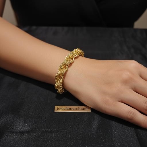 18K/Italy Gold Filled Bracelet -(stamped 18K/Italy)-Warranty Quality