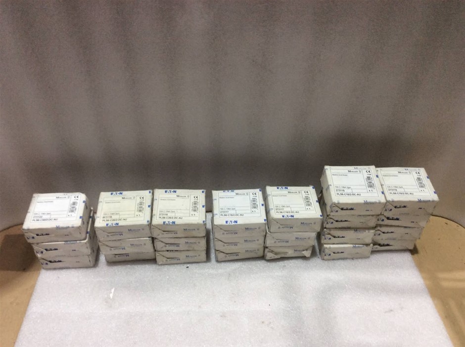 Eaton Moeller Mix Model Miniature Circuit Breakers - New (Lot of 23)