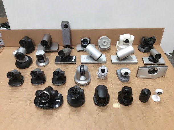 Cisco/HUAWEI/Logitech Mixed Model Video Conferencing Cameras (Lot of 26)