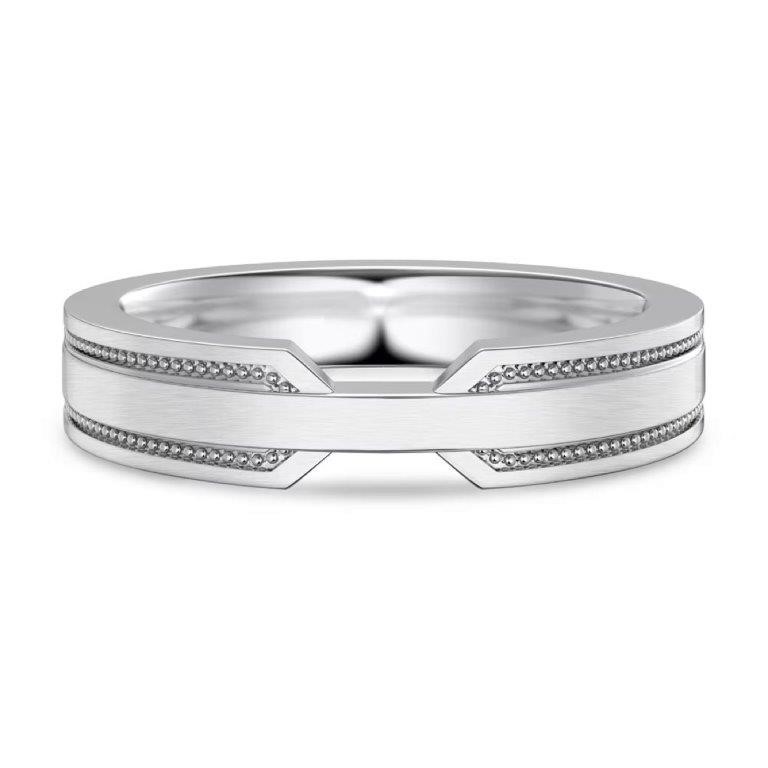 Intricate Band 925 Sterling Silver Ring - Size 7
