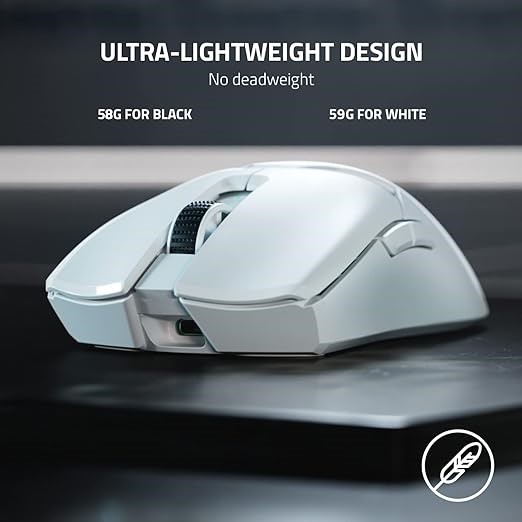 RAZER Viper V2 Pro Ultra-Lightweight Wireless Gaming Mouse (White). NB: Use
