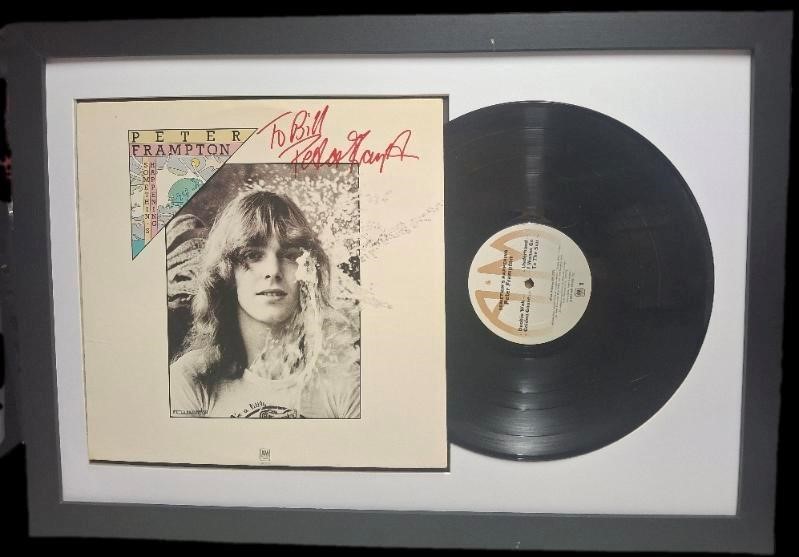 Peter Frampton personally signed album
