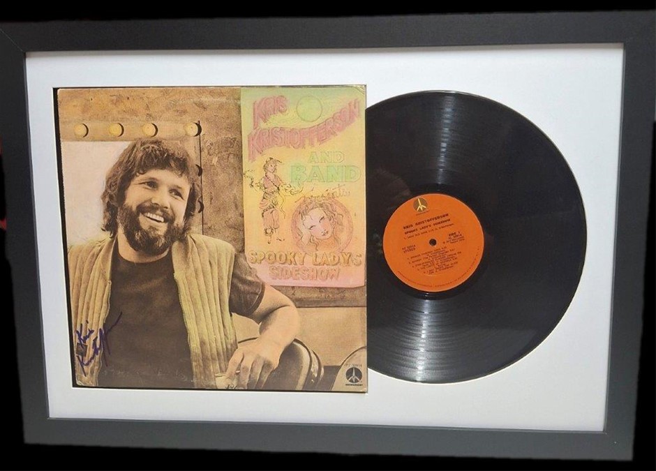 Kris Kristoffersen personally signed LP