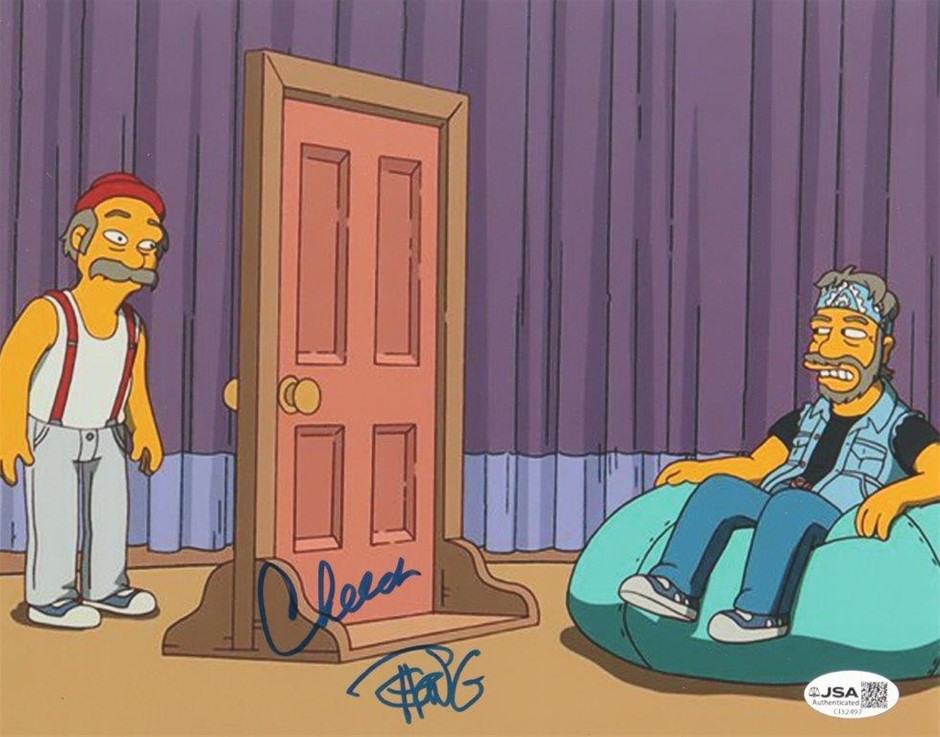 CHEECH & CHONG SIGNED 'THE SIMPSONS'