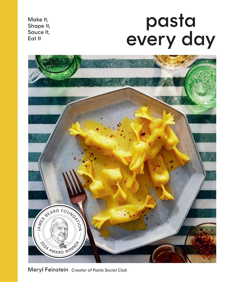 Pasta Every Day: Make It, Shape It, Sauce It , Eat It Hardcover, 366 Pages.