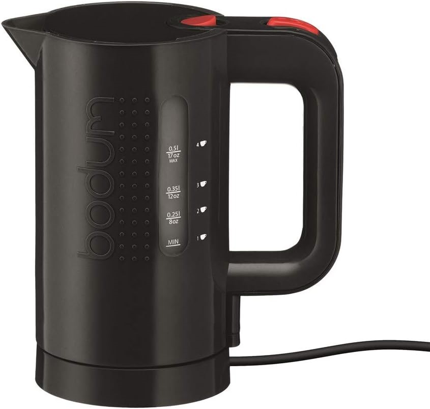 Bodum Water Kettle Electric, Black, 11451-01AUS NB: minor use