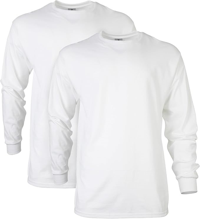 2 pack x GILDAN Men's Ultra Cotton T Shirt, Size 2XL, White, G2400. Buyers