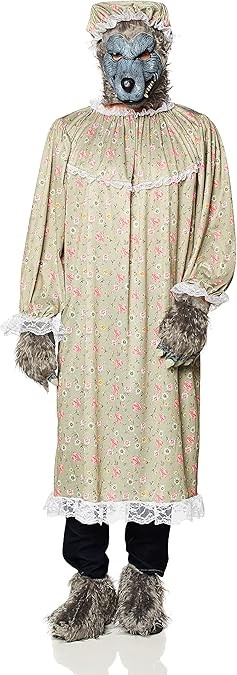 CALIFORNIA COSTUMES Men's Wolf Granny Costume, Green, One Size. Buyers Not