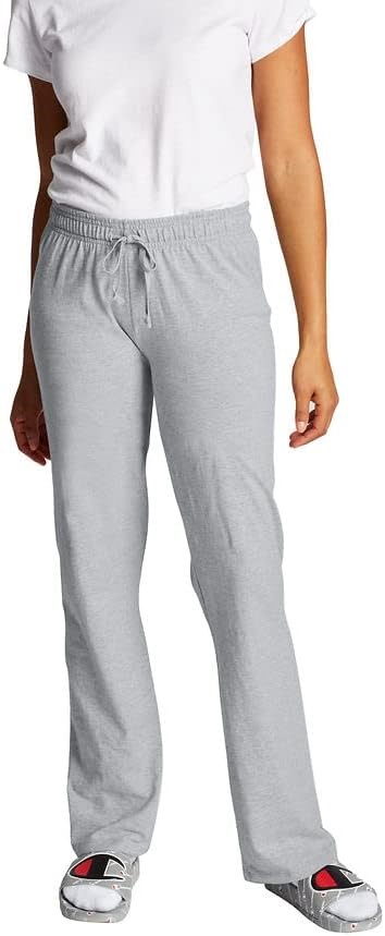 CHAMPION Women's Jersey Pant, Oxford Grey, Size Small, M7421. Buyers Note
