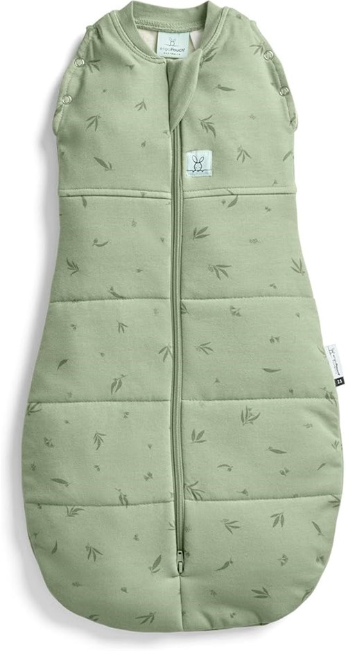 ERGOPOUCH 3.5 TOG Cocoon Swaddle Bag, 0-3 Months, Willow Print – Organic Co