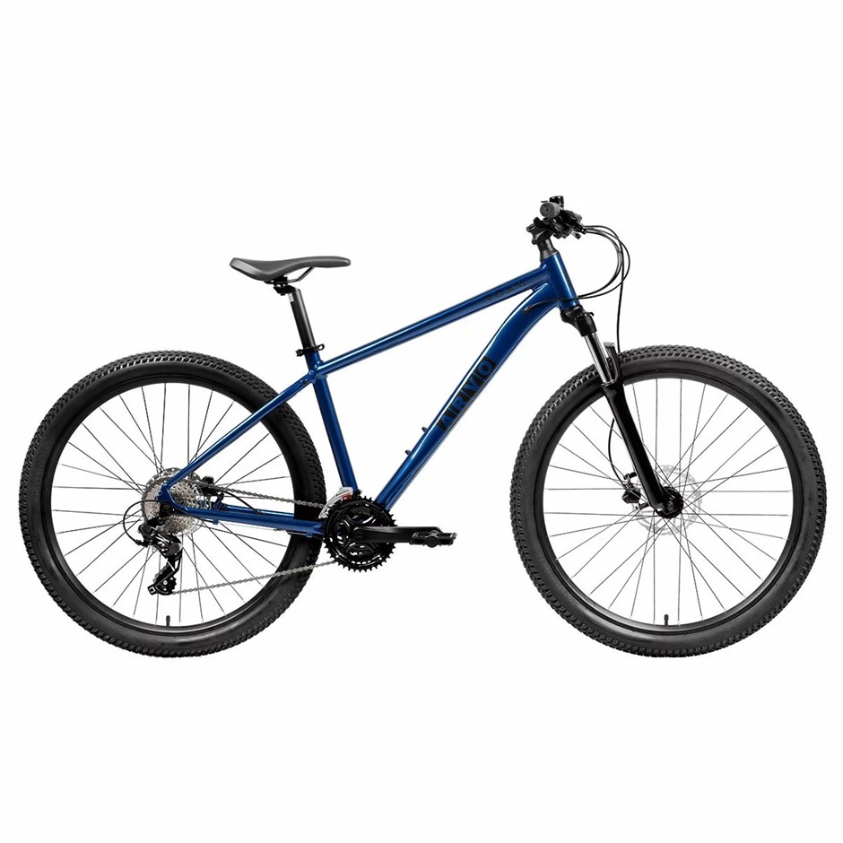 ARVO Roam MTB Pro Mountain Bike, Dark Blue, Small. NB: broken rear deraille
