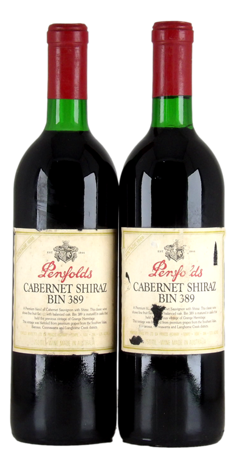 Penfolds Bin 389 Shiraz 1988 (2x 750mL), Aust