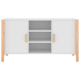 Sideboard White 107x38x60 cm Engineered Wood